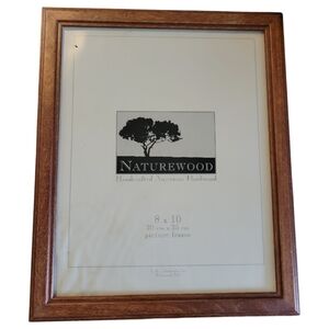 Vtg Hand Crafted Naturewood Hardwood Picture Frame 8 x 10